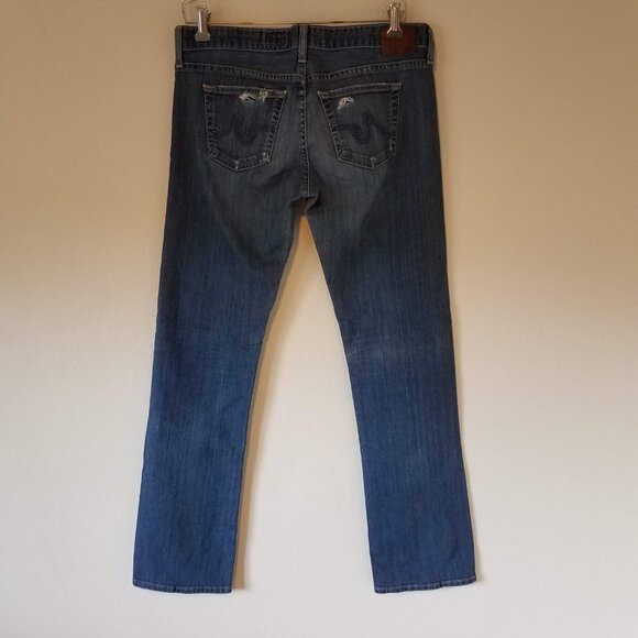 AG Adriano Goldschmied Jeans The Tomboy Relaxed Straight Size 29 Distressed Mid - Picture 5 of 9
